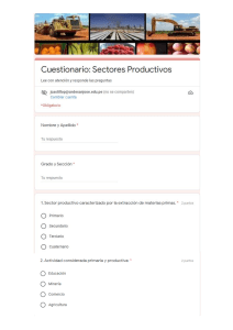 Cuestionario - Sectores Productivos