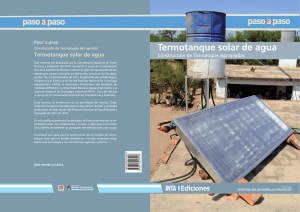 INTA paso a paso construcción termotanque solar de agua