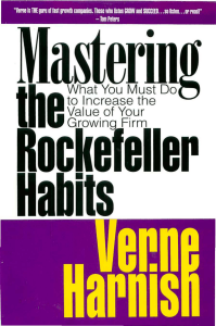 Mastering the Rockefeller Habits  What You Must Do to Increase the Value of Your Growing Firm - PDF Room