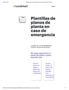 planos de planta en caso de emergencia