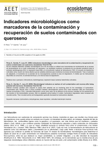 Revista ecosistemas indicadores microbiologicos