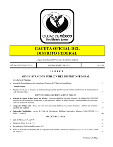 Manual de procedimientos 2013 CDMx Avalúos