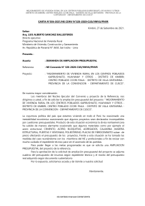 Carta 36-2021 DEMANDA DE AMPLIACION PRESUPUESTAL