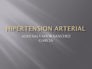 HIPERTENSION ARTERIAL PRESENTACION