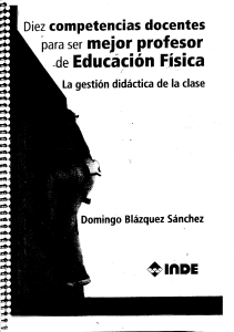 Copia de Blázquez Sánchez - Diez competencias docentes para ser un mejor profesor de educación física.