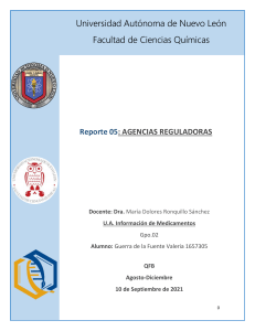 Reporte-05-Agencias Reguladoras.