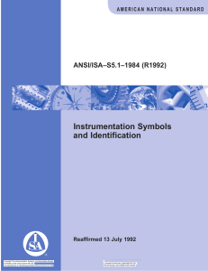 ISA 5.1 Instrumentation Symbols and Identification