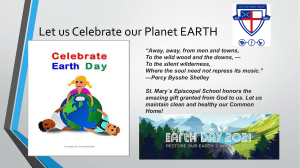 Let us Celebrate our Planet EARTH