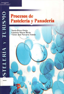 Procesos de Panaderia y Pasteleria - Nuria Oreja - Ed. Paraninfo