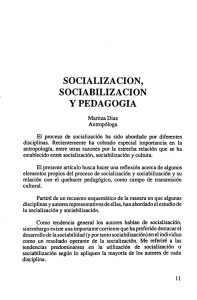 Socialización, Sociabilización Y Pedagogia
