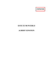 Albert Einstein - Este Es Mi Pueblo
