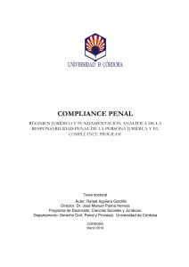 Compliance Penal: Responsabilidad Jurídica y Compliance Program