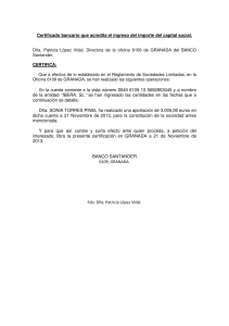 3.CERTIFICADO BANCARIO INGRESO CAPITAL SOCIAL.