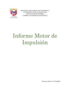 Informe Motor Impulsión