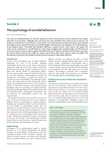 O’Connor, R. C., & Nock, M. K. (2014). The psychology of suicidal behaviour