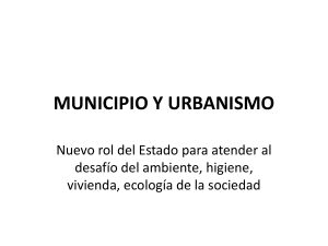 Unidad Nº 3 Municipio y urbanismo