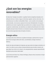 Energias renovables. Eólica
