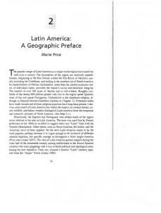 Latin America: A Geographic Preface