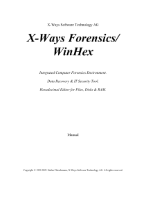 manual x way forencia winhex