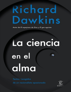 La ciencia en el alma- Richard Dawkins