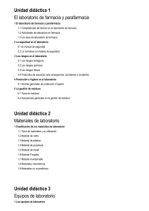 Operaciones básicas de laboratorio [1 a 13