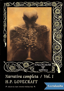 Narrativa completa vol. 1 - H. P. Lovecraft