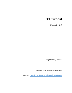 CCE-Tutorial-v 1.0