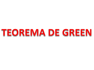 TEOREMA DE GREEN DOS
