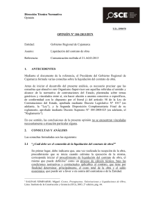 104-13 - GOB REG CAJAMARCA - Liquidacion del contrato de obra