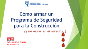 Programa de Seguridad en la Construcción: Guía y Marco Legal