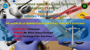TRABAJO N°3 DE CRIMINOLOGIA