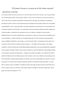 El Estado Peruano y la tesis de la 200 millas marinas ANALISIS (1)