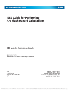 IEEE 1584-2018 Guide for Performing Arc-Flash Hazard Calculations