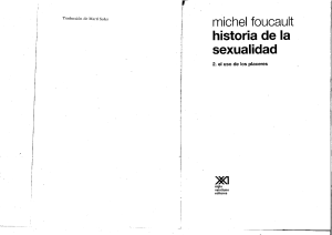  Foucault  Ha sexualidad 2. Introduccion