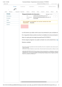 Roundcube Webmail    Requerimiento de documentación  ADICIOANLES