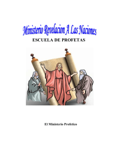 El Ministerio Profetico