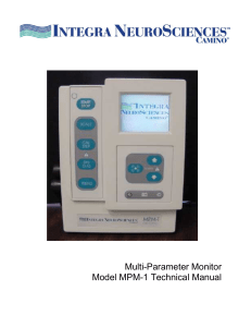 Integra MPM-1 Monitor - Service manual