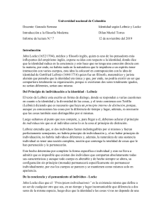 Informe Nº 7, Leibniz-locke, Dilan muriel