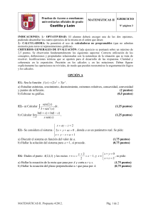 Examen Matemáticas II de Castilla y León (Extraordinaria de 2012) [www.examenesdepau.com]