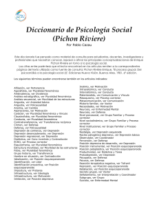 Diccionario Psicología Social. Pablo Cazau