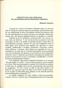 MARGARITA CARRIQUIRY APUNTES PARA UNA TIPOLOGIA DE LOS PERSONAJES EN FRANCISCO ESPÍNOLA