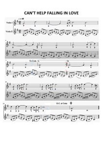 elvis partitura