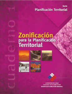Zonificación para la planificación territorial. Cuaderno 1, serie Planificación Territorial. Año 2005.