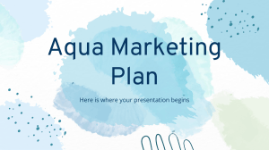 Aqua Marketing Plan   by Slidesgo