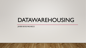 Datawarehousing presentacion