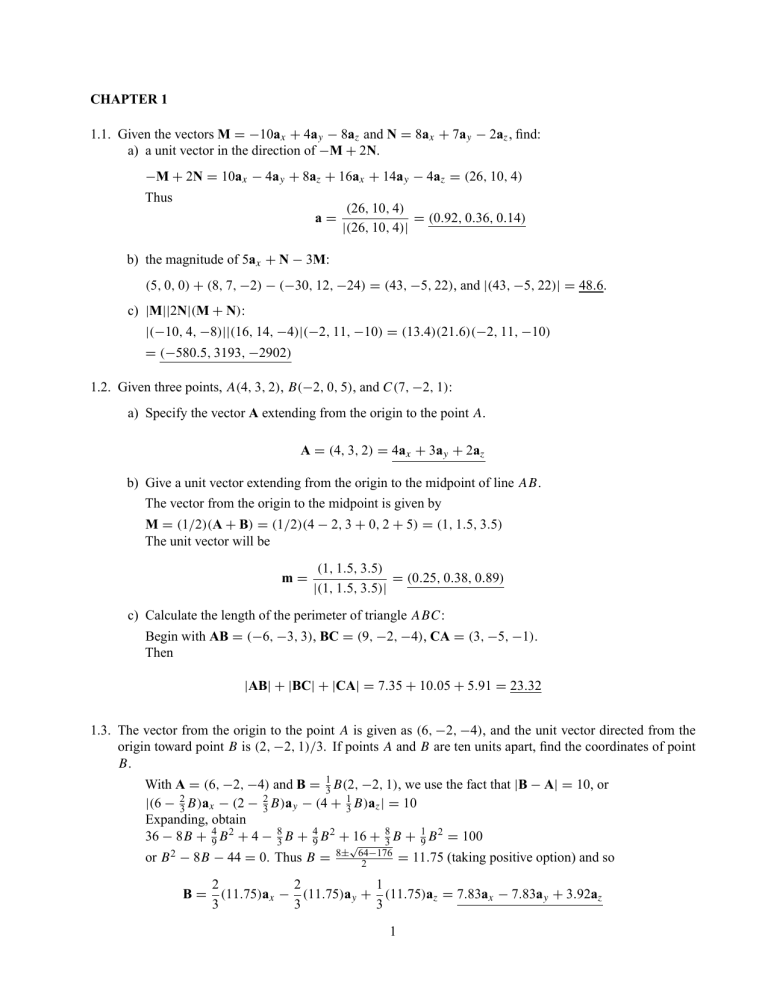 Solucionario De Teoria Electromagnetica