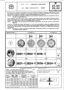 Eta 2804-1 à 2836-1 PARTS (1981.05)