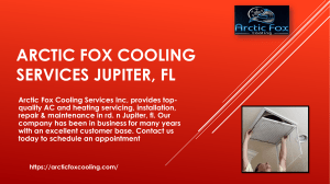 Arctic Fox Cooling Services