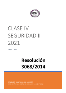 Clase IV Resolucion 3068.2014