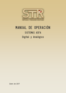 Manual ASFA STR Analogico Digital